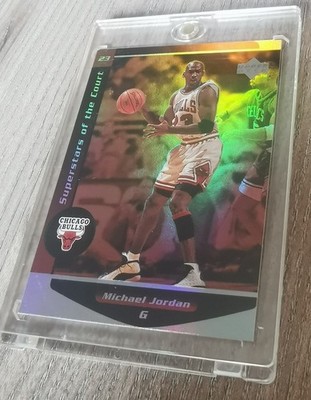 Upper Deck Basketball 1998 Michael Jordan Superstars of the Court #23 Bulls Holo