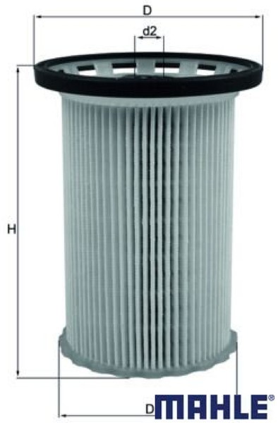 Mahle KX341 Kraftstofffilter Kraftstoffilter FüR Porsche FüR VW-image