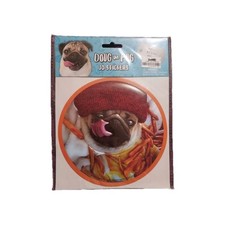 Set Of 3 DOUG the PUG 3D Stickers Size 6.5x6.5