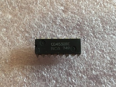 CD4532BE IC PRIORITY ENCODER 8-BIT CMOS PLASTIC DIP 16-PIN (LOT OF 2)