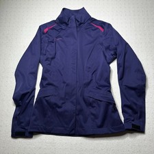 Nike Golf Women  s Storm-FIT Jacket Purple Full Zip Athletic Outerwear Size Small