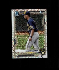 Luis Medina - 2021 Bowman Chrome #BCP-202 Prospects Shimmer Refractor