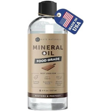 Mineral Oil for Wood Cutting Board, Butcher Block, and Knife. Food Grade Mineral