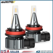 AUXITO YELLOW H11 H8 LED Fog Driving Lights FANLESS Bulb 3000K Super Bright D