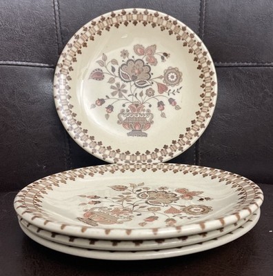 Set of 4 Johnson Bros OLD GRANITE Staffordshire Bread/Dessert Plates 6 1/4  