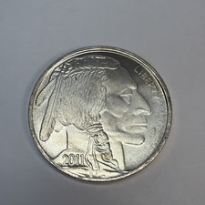 1 oz .999 Fine Silver Round – Indian Head Liberty & Buffalo Design 99.00 per troy oz