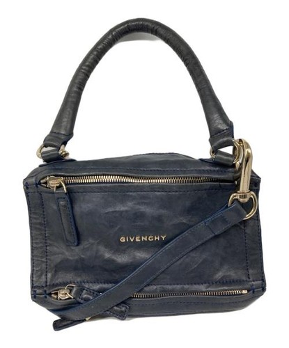 Givenchy Wrinkle Vintage Processing Pandora 2Way Shoulder Bag Ef0099 Handbag