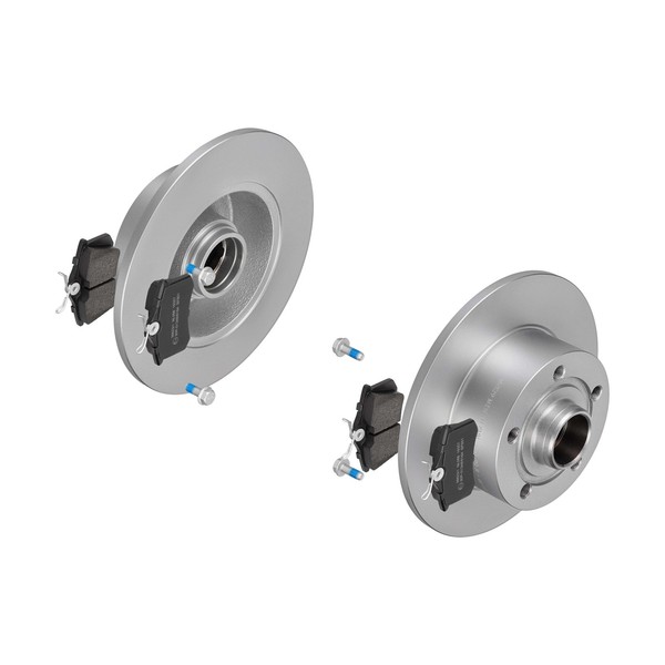 f.becker Bremsscheiben Ø245MM + BremsbelÄGe Hinten FÜR Audi A4 B5 VAG-image