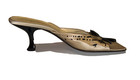 Prada Womens Vintage Square Toe Heels - Size EU 38 (US 7.5) - Black & Tan — photo 1