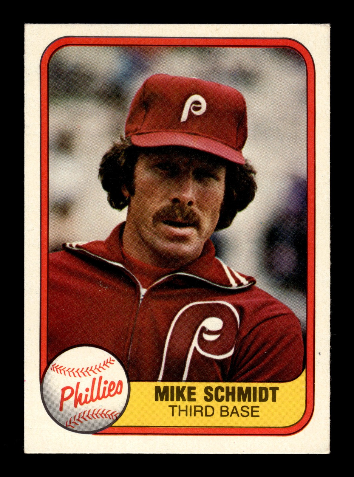 1981 Fleer #5b Mike Schmidt