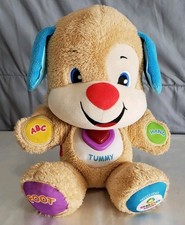 Fisher Price Smart Stages Laugh  Learn Puppy Plush Musical/Talk ABC  s Nice.....