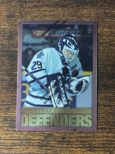 1996-97 Toronto Maple Leafs Felix Potvin Topps Finest DEFENDERS #105