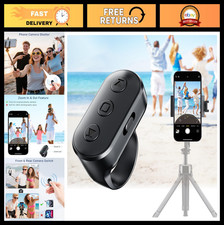 Wireless Bluetooth Camera Remote Shutter for iPhone  Android - Zoom Control, Ha