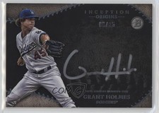 2015 Bowman Inception Origins Auto 6/25 Grant Holmes #OA-GH Auto 0pi