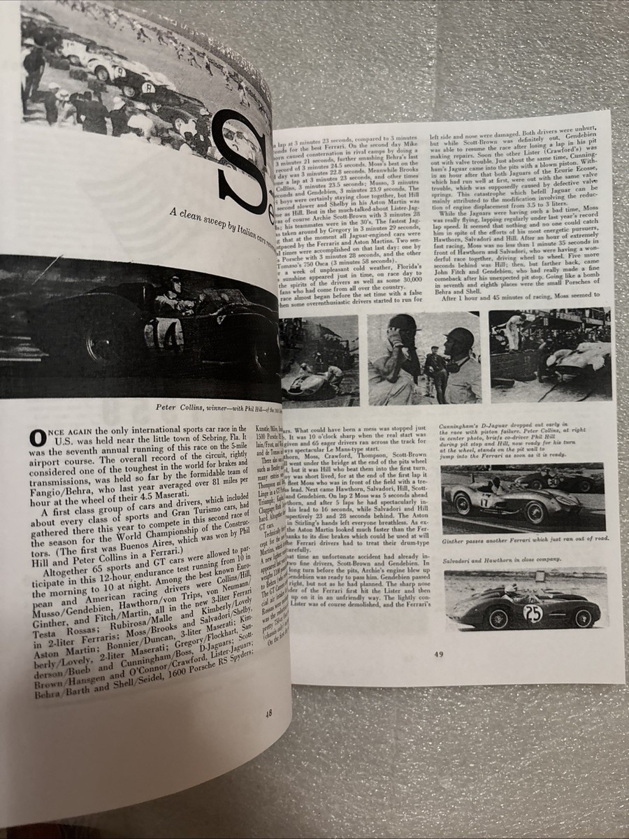 Sebring 12- Hour Race 1950-1970 (rare Paperback) UK Import | eBay