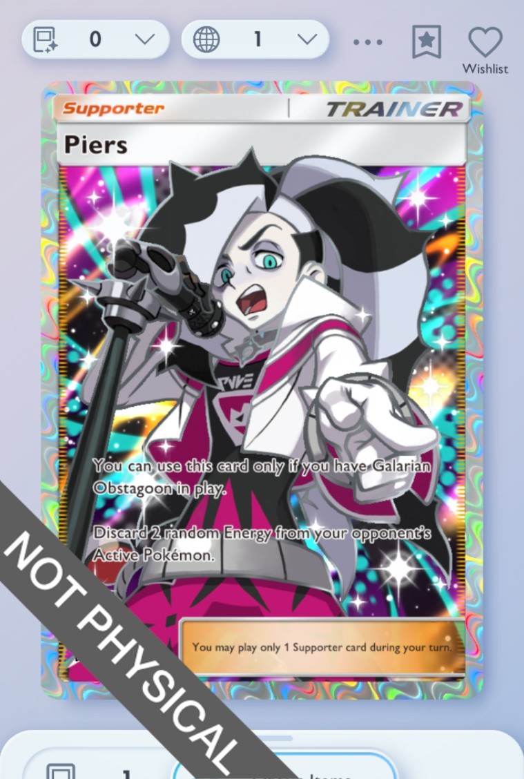 piers pokemon card 2021 #069/072 CGC 9 Topcard shuffle your deck Pokemon TCG Piers 69/72 Full