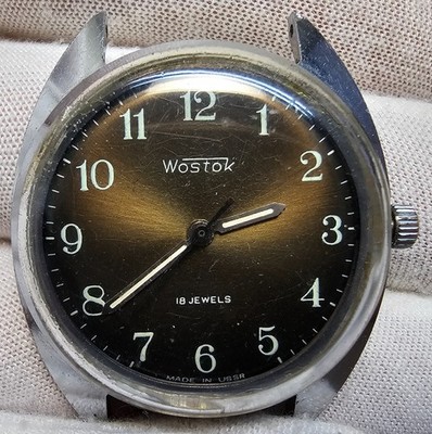 Wostok Vintage Wristwatch Vostok Mechanical Soviet USSR Watch for repair
