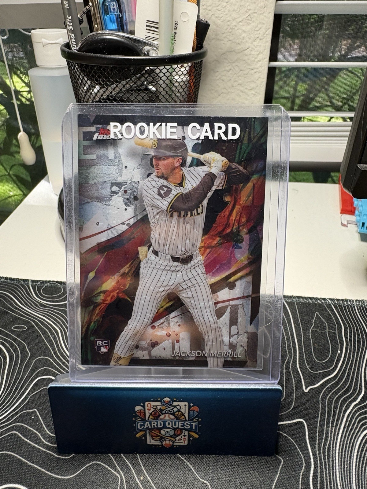 Jackson Merrill Rookie Card RC 2024 Topps Finest #96