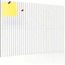 Cork Board for Wall 6 Pack 36x24 Inch White Felt Bulletin Tile Office Decor Pin