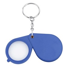 Garosa 10X Foldable Portable Magnifier,32mm Lens Diameter with Blue