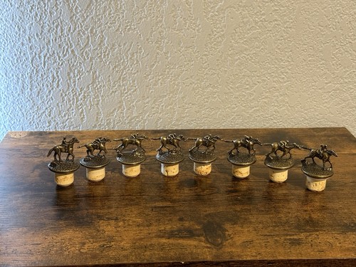 Blanton’s Bourbon Complete Set of 8 Bottle Stoppers With Bag