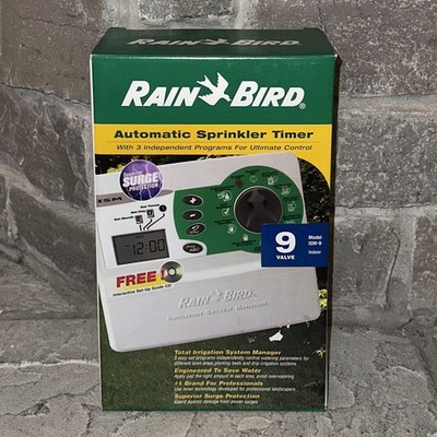 Rain Bird ISM-9 Automatic 9-Value Sprinkler Timer 3-Program Irrigation System