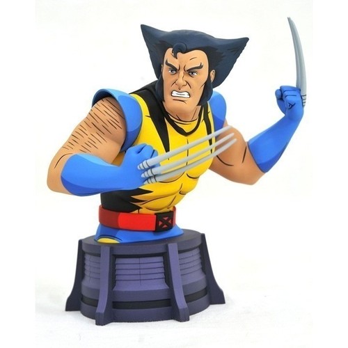 Diamond Select Marvel X Men Animated Series Unmasked Wolverine 6" Bust #633/3200 - 第 4/5 張圖片