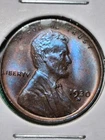1930-D LINCOLN CENT. MS/ BU/ FULL MINT LUSTER GORGEOUS MULTI TONED.