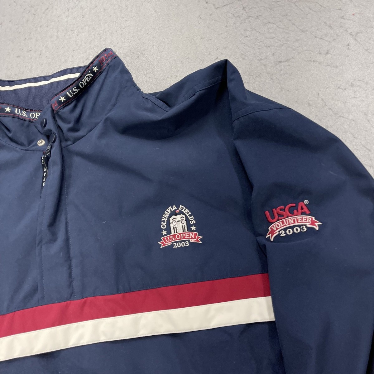 VINTAGE Golf Jacket Mens 2XL US Open Ashworth Olympia Fields