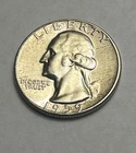 1959-P Philadelphia Washington Quarter, Type B US 25C Silver Coin, Proof Die Rev