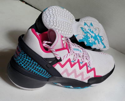adidas D.O.N. Issue 2 Donovan Mitchell Spider Gwen Stacy White Black Pink FX3457
