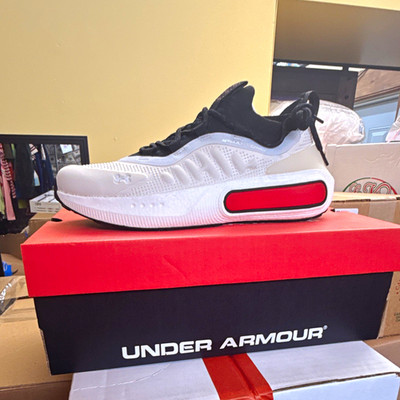 Under Armour HOVR Phantom 4 Men's Low Top Lace Up Sneakers White/Black/Red