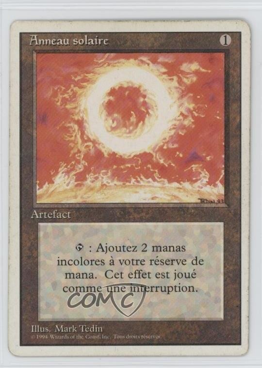 Sol Ring French White Border Magic: Revised Edition 1994
