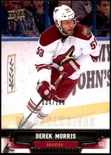 2013-14 UD DEREK MORRIS #158 EXCLUSIVES #034/100 (REF 12178)