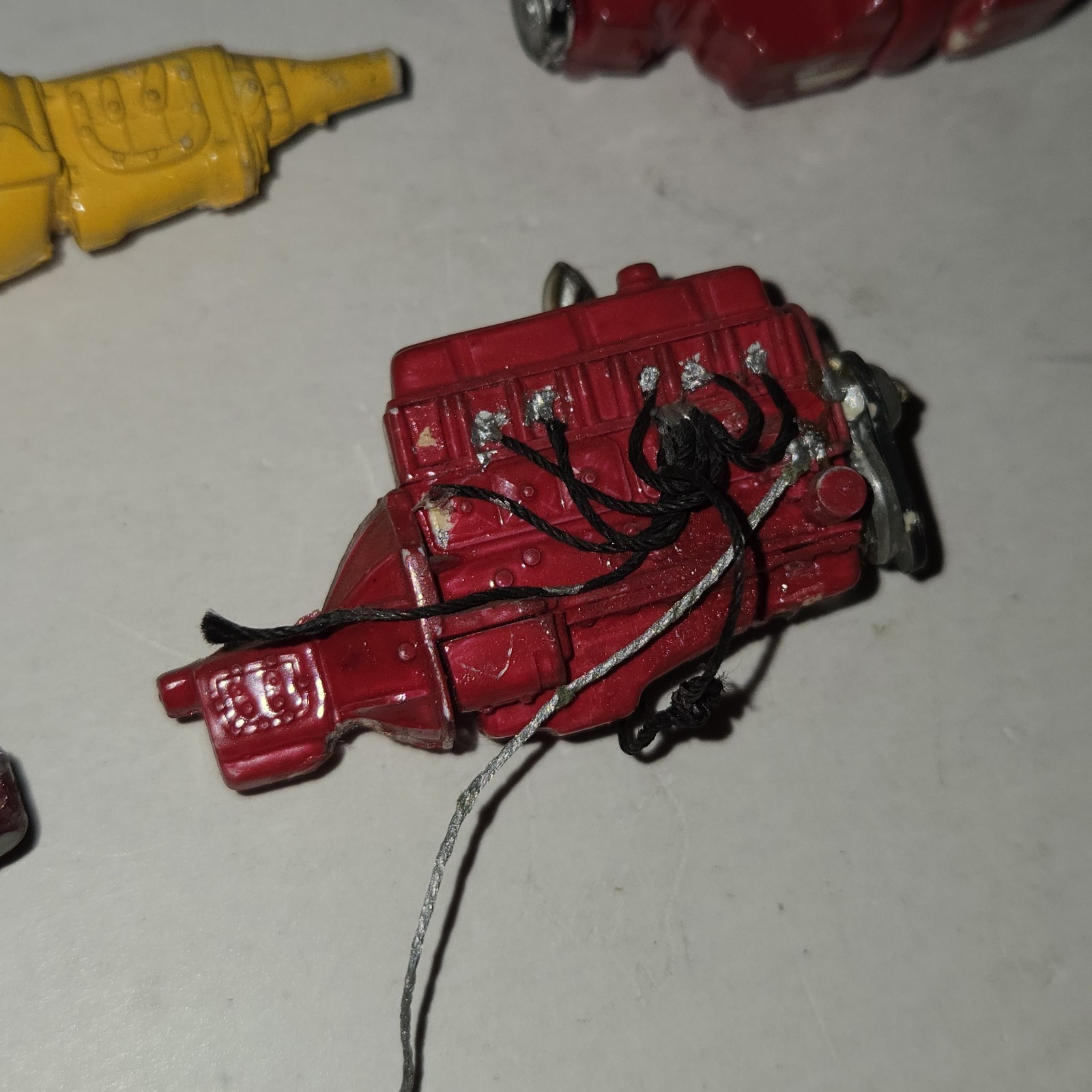 1960s 1/25 Model Car Engines Lot of 5 – Vintage Model Kit Parts - Lot A