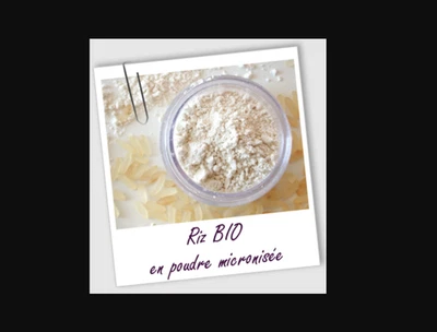 Poudre de riz matifiante visage - Photo 1/4