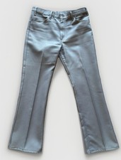 Vtg Levi  s Men  s Pants 36x34 Gray Talon Zipper Black Tab Gold Lettering 10517