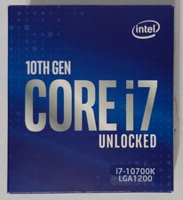 Intel Core i7-10700K 3.80GHz 8 Core SRH72 16 Thread LGA 1200