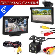 5''LCD Display Camera and Monitor Kit Car Night Vision Parking Reverse Rear View