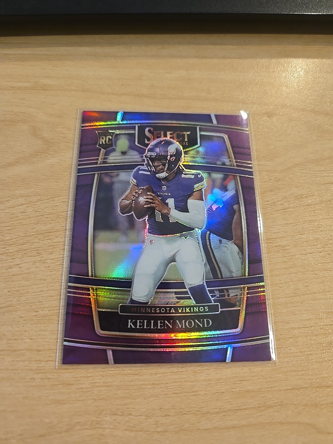 2021 Panini Select - Concourse Level Kellen Mond #64 Purple Prizm /75 (RC)