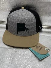 PRANA Trucker Cap Hat Flat Brim Nomad Climber Adjustable 