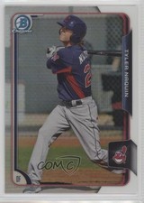 2015 Bowman Chrome Prospects Refractor 316/499 Tyler Naquin #BCP89 0m8