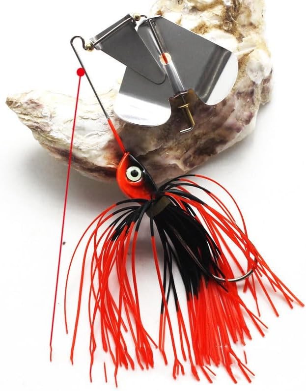 5pcs Spinner Bait Bass jig Weedless Fishing Lure Chatterbait for bass Walleye - Image 6