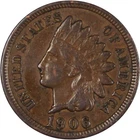 1906 Indian Head Cent VF Very Fine Bronze Penny 1c Coin Collectible