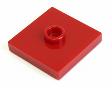 Lego 10 Pieces Tile 2x2 with a Stud in Red Cam 87580 Tiles New