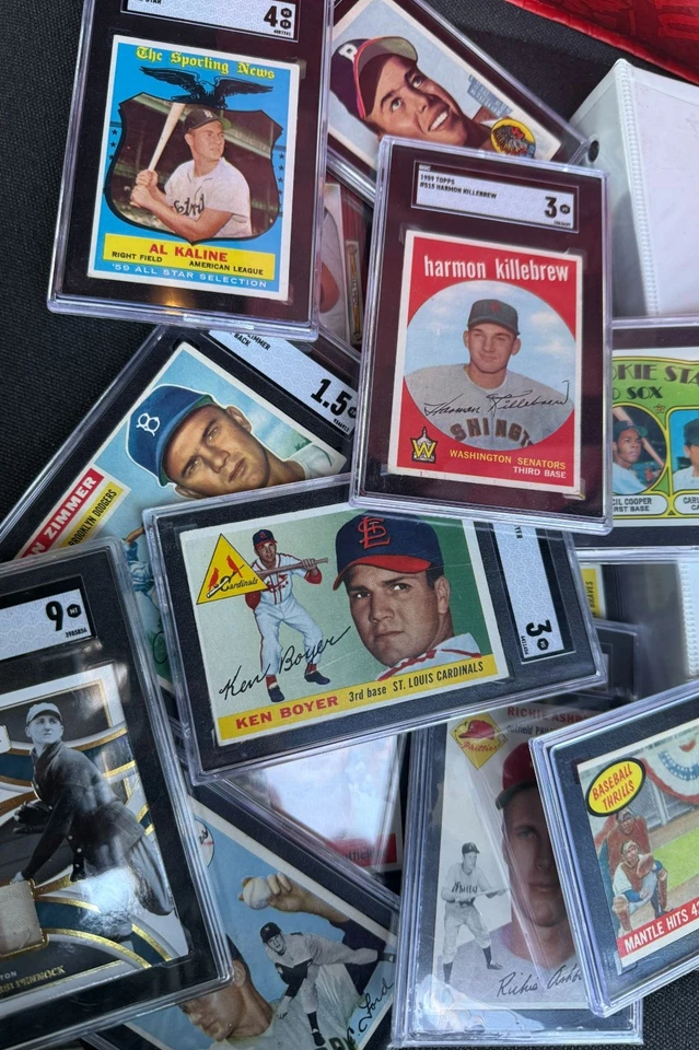 Vintage Baseball 1950's-1980's Common-HOF Raw-Graded