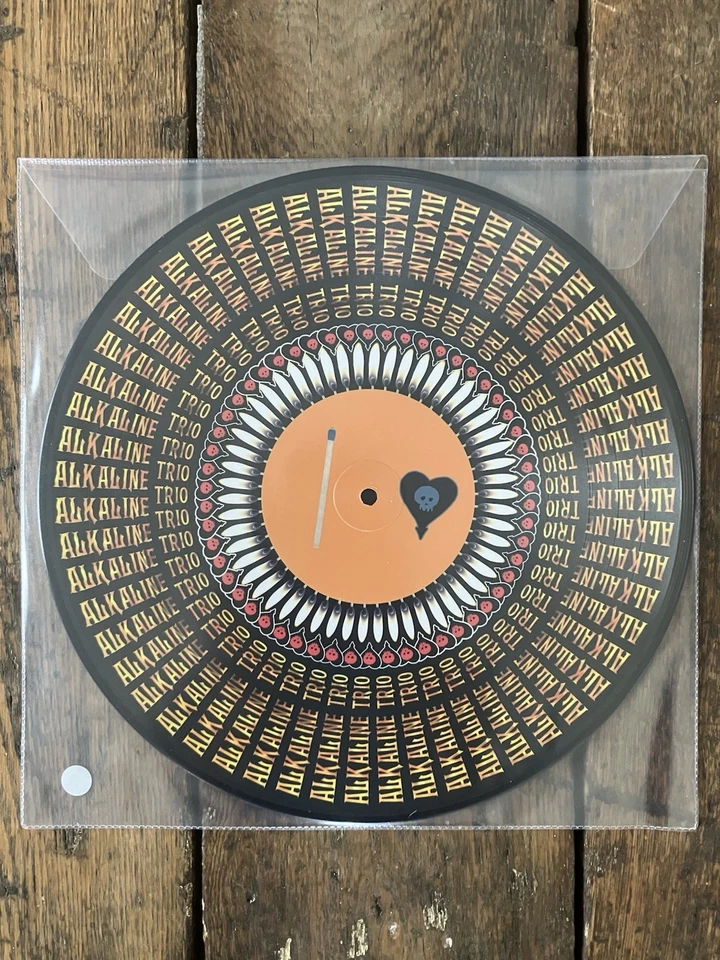 Alkaline Trio - Maybe I’ll Catch Fire LP Zoetrope Vinyl 25th Anniv New - Image 2 of 3