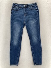 Judy Blue Jeans Womens 13/31 Skinny Fit Medium Wash Blue Stretch Denim Preppy