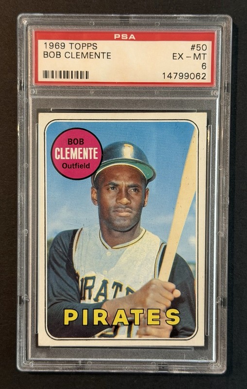 Bob Clemente 1969 Topps #50 PSA 6