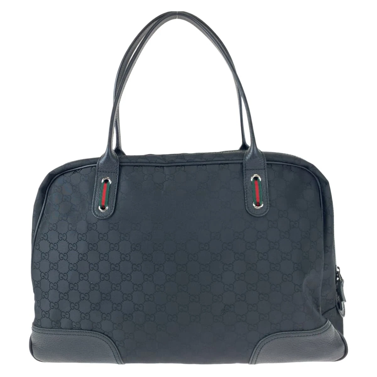Sac fourre tout bandoulière Beauty Gucci Sherry Line GG toile noir nylon 293595
